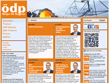 Tablet Screenshot of oedp-bottrop.com